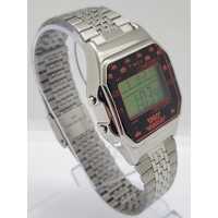 Timex T80 Space Invaders Silver Stainless Steel Digital Watch TW2V30000