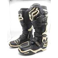 Fox Instinct Offroad Dirt Bike Motocross Boots Size M8 USA 41 EU Black White