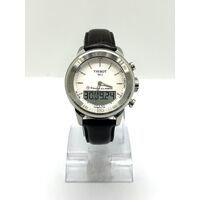 Tissot T-Touch Classic Touch Silver Dial Black Leather Mens Watch