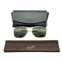 Persol 7359-S 1069/58 Unisex Polarised Gold Frame Sunglasses with Case