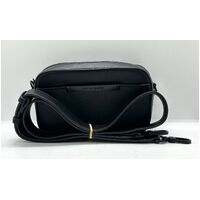 Wayne Cooper Michaela Crossbody Bag in Black with Detachable Crossbody Strap