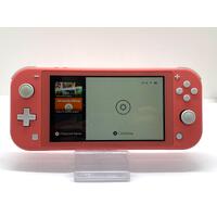 Nintendo Switch Lite Pink Coral HDH-001 Handheld Console with Case and Charger