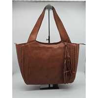 Evity Mila Leather Tote Bag Handbag Tan 3217370 with Dust Bag