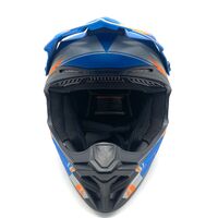 THH T710X Rage Matte Blue/Orange Youth Helmet Size L 51-52cm with Dust Bag