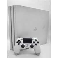 Sony PlayStation 4 Pro 1TB Console White with Controller and Leads