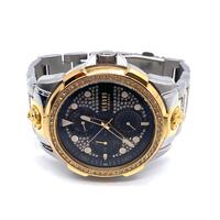 Versus Versace Mens Two Tone Stainless Steel Bracelet Watch VSP1M0421 with Box