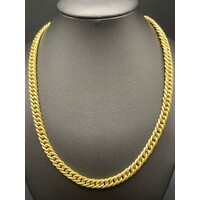 Ladies 18ct Yellow Gold Fancy Link Necklace