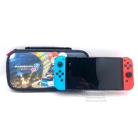 Nintendo Switch OLED Neon Blue/Neon Red Joy-Con with Dock Case Game Accessories