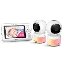 VTech 2 Camera Pan and Tilt Full Colour Video and Audio Monitor BM4700N-2