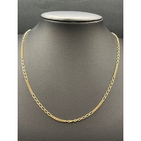 Ladies 9ct Yellow Gold Long Curb Link Necklace