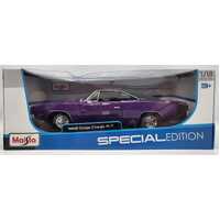 Maisto 1969 Dodge Charger R/T 1:18 Special Edition Diecast Car Purple