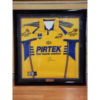 NRL Parramatta Eels Nathan Hindmarsh Framed Signed Jersey Circa 2005