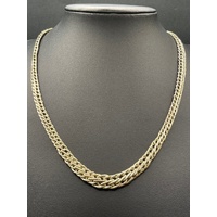 Ladies 9ct Yellow Gold Fancy Link Necklace