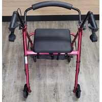 Care Quip Foldable Mobility Walker with Basket