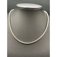 Unisex 925 Sterling Silver Rope Necklace