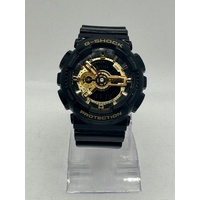 Casio G-Shock GA-110GB Analog Digital Display Mens Watch Black/Gold 20 Bar WR