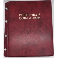 Port Philip Coin Album Assorted Australian Mixed Coins 1910s to 1990s