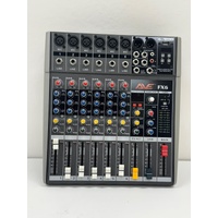 AVE Strike-FX6 PA 6 Channel Ultra Slim Mixer with FX and USB Channel