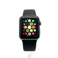 Apple Watch Series 3 38mm Aluminum Case with Black Sport Band GPS + Cellular