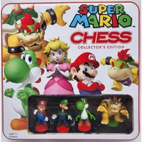 Super Mario Chess Collectors Edition Board Game 2 Players Ages 7+