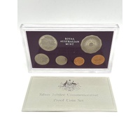 Royal Australian Mint 1977 Silver Jubilee Commemorative Proof Coin Set