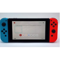 Nintendo Switch HAC-001 (-01) Neon Blue/Red Handheld Gaming Console with Dock