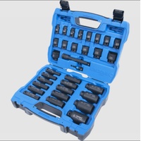 Kincrome 38 Piece 1/2 Drive Metric Impact Shallow and Deep Socket Set K2099