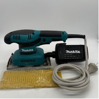 Makita BO3710X 240V 190W Corded Finishing Sander with Sanding Pads and Box