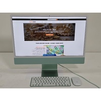 Apple iMac (24-inch, M1, 2021) 8GB 256GB SSD macOS Sequoia Mouse and Keyboard