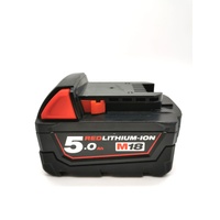 Milwaukee M18 18V RedLithium-Ion 5.0Ah Extended Capacity Battery Pack M18B5