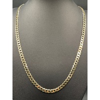 Men's 9ct Yellow Gold Curb Link Necklace