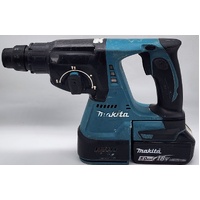 Makita DHR242 18V 24mm Cordless Brushless Rotary Hammer Drill with 5.0Ah Battery