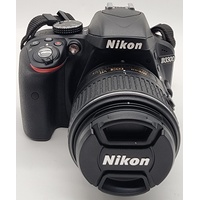 Nikon D3300 DSLR with AF-S NIKKOR 18-55mm VR Lens and Lowepro Backpack