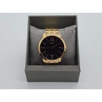 Guess Mens Stainless Steel Classic Oversized Gold Tone Watch U1073G2