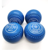 Taylor Redline XTL Size 3 Set 4 Blue Lawn Bowls with Case