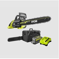 Ryobi 36V 18 Inch 45cm HP Brushless Chainsaw 6Ah Battery with Charger and Case