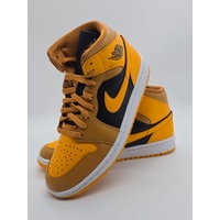 Nike WMNS Air Jordan 1 Mid Chutney Taxi Black White BQ6472 700 Size 8 US