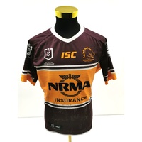 Broncos Brisbane NRL NRMA Insurance Signed Shirt and Shorts Size L