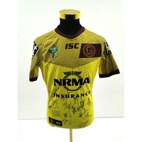 NRL Broncos Brisbane NRMA Insurance Signed Training Jersey Size L