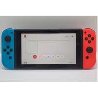 Nintendo Switch HAC-001(-01) Neon Blue/Red Handheld Gaming Console with Dock