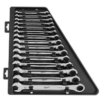 Milwaukee 48-22-9516 15 Piece Metric Ratcheting Wrench Combination Set