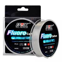 FTK Full Time Killer Fluoro Carbon Fishing Lure Line Size 100m