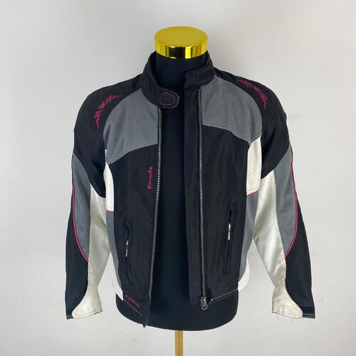 Ixon Strada Women Black Jacket Size 6 (Pre-owned)