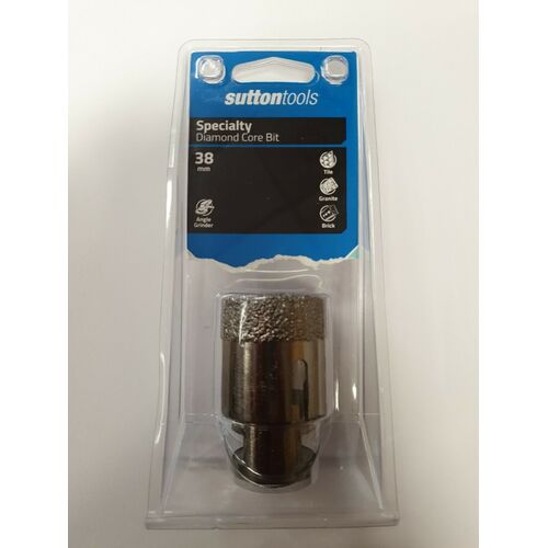 Sutton Tools Specialty Diamond Core Bit 38mm H1160380