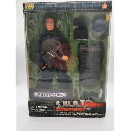 SWAT Power Team Elite Point-Man 12 Inch Fully Poseable Action Figure