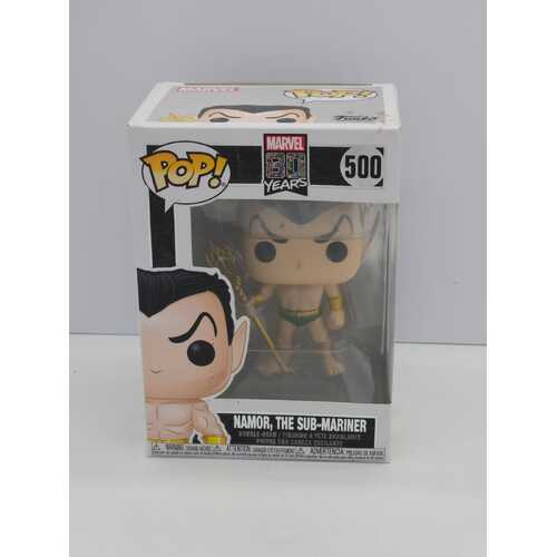 Funko Pop! Marvel 80 Years Namor, The Sub-Mariner Bobblehead #500 Figure