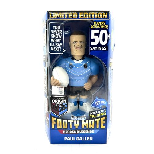 NRL Limited Edition Paul Gallen Footy Mate Interactive Talking Micro Figure