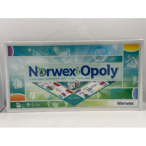 Norwex Opoly Family Board Game 2 to 6 Players Ages 8 and Up with Cardboard Box