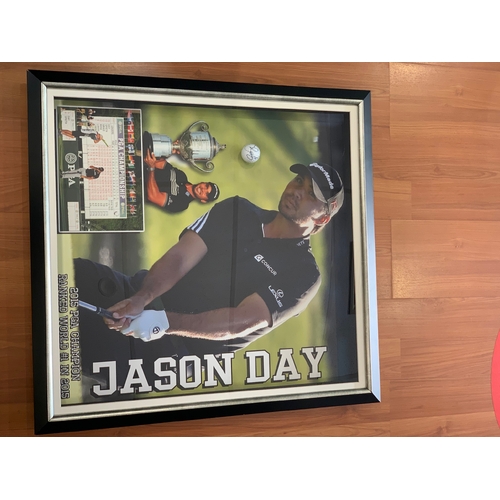 Jason Day 2015 PGA Champion Hand Signed Golf Ball Framed (Pre-Owned)