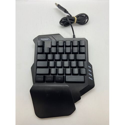 Playmax RGB One Handed Corded Mechanical Mini Gaming Keypad Compact Design